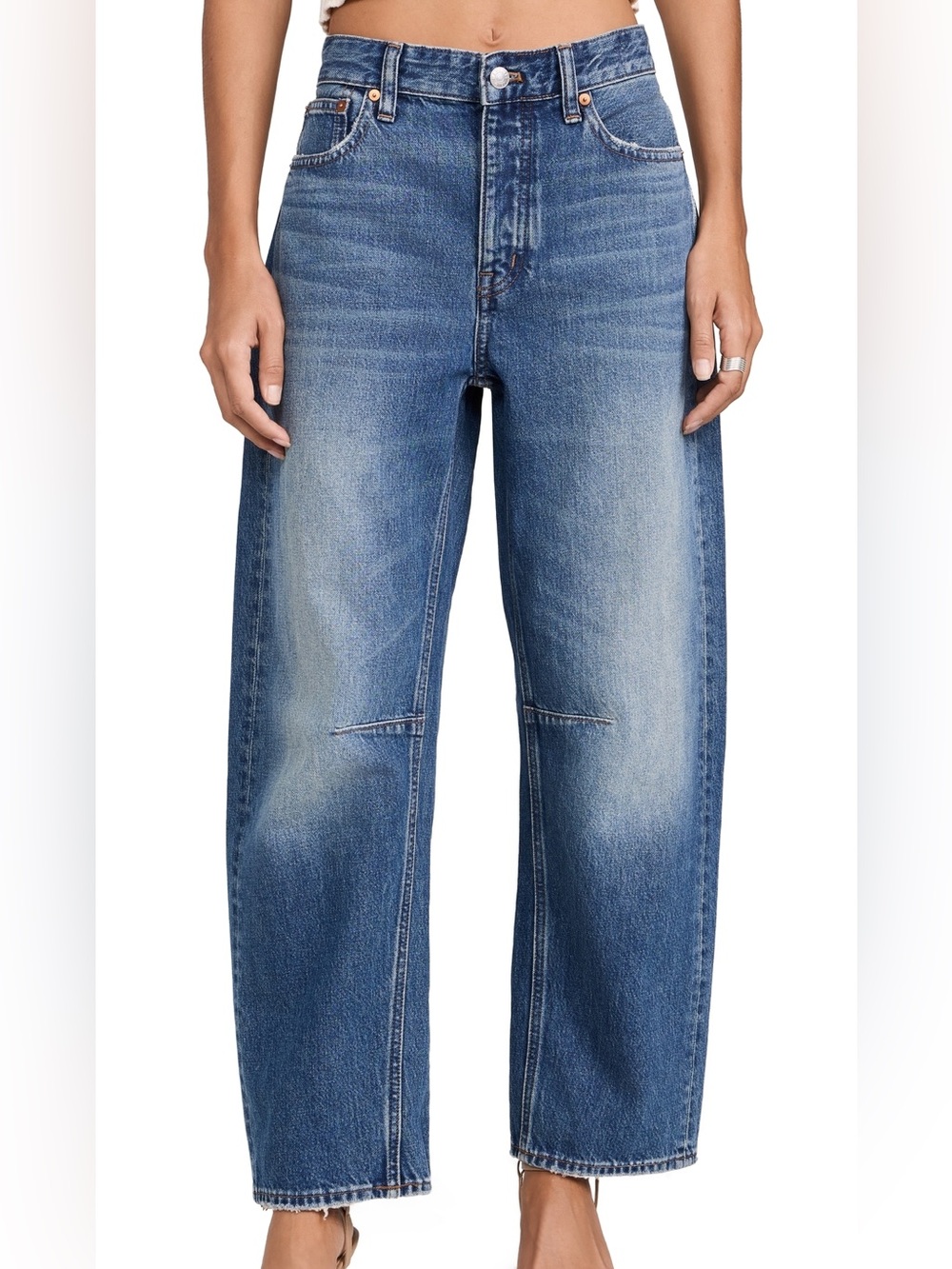 Madewell Women's Boyfriend Jeans - Medium Blue Wash